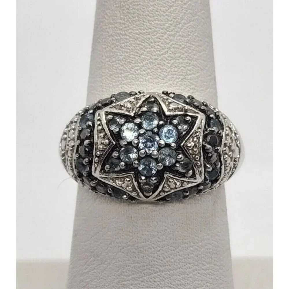 925 STERLING SILVER SPINEL RING SIZE 6.5